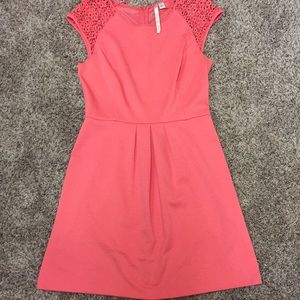 LC Lauren Conrad coral dress